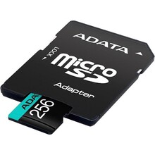 Карта пам'яті A-DATA microSDXC 256 GB Premier Pro Class 10/U3 (AUSDX256GUI3V30SA2-RA1)