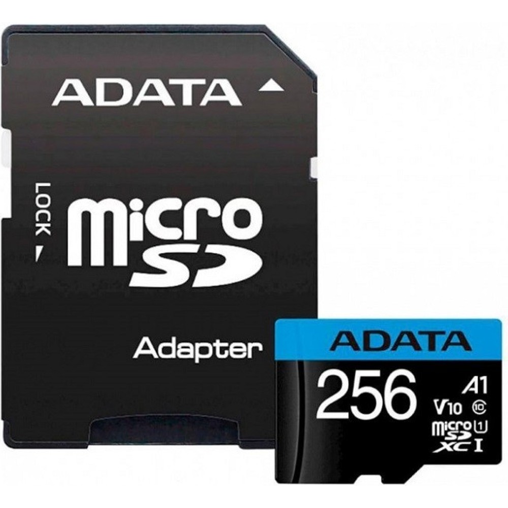 Карта пам'яті A-DATA microSDXC 256GB Premier Class 10/U1 (AUSDX256GUICL10A1-RA1)
