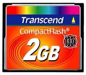 Карта пам'яті TRANSCEND Compact Flash 2 GB 133X (TS2GCF133)