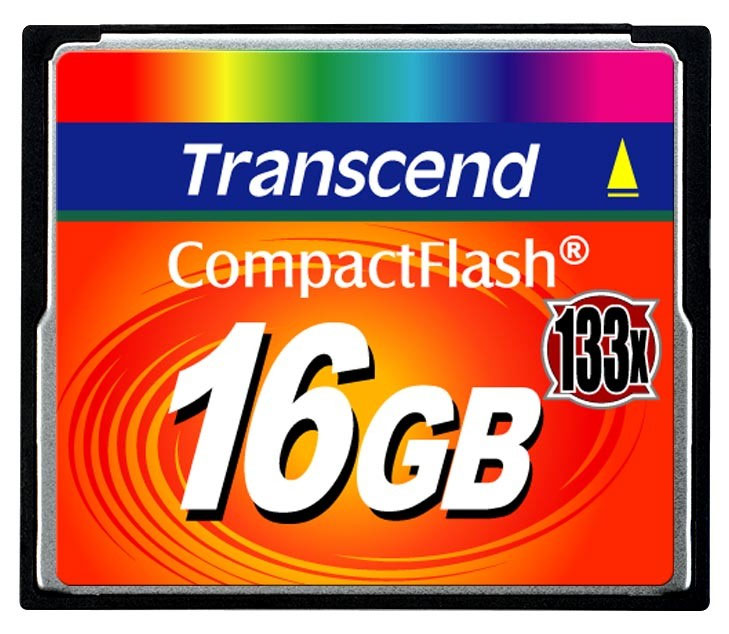 

Карта памяти TRANSCEND Compact Flash 16 GB (TS16GCF133), Compact Flash 16 GB (133X)