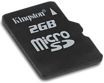 Карта памяти KINGSTON microSD 2 GB (TransFlash)