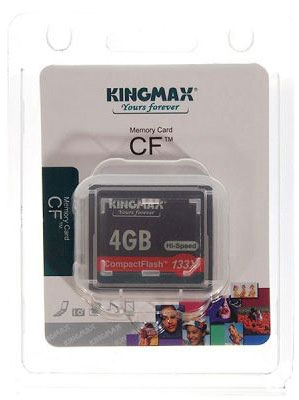 Карта пам'яті KINGMAX Compact Flash 4 GB (133X)