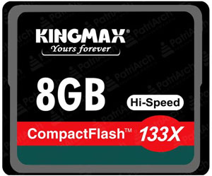 Карта пам'яті KINGMAX Compact Flash 8 GB (133X)