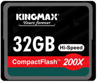 Карта пам'яті KINGMAX Compact Flash 32 GB (200X)