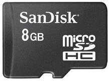 Карта пам'яті SANDISK microSD 8 Gb SDHC