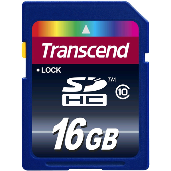 

Карта памяти TRANSCEND SDHC 16 GB Class 10 (TS16GSDHC10), SDHC 16 GB
