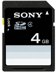 Карта памяти SONY SDHC 4 GB