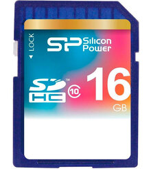 Карта памяти SILICON POWER SDHC 16GB Class 10 (SP016GBSDH010V10)