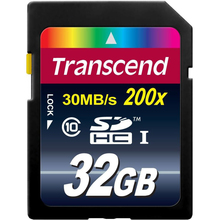 Карта пам'яті TRANSCEND SDHC 32 GB (CLASS 10)