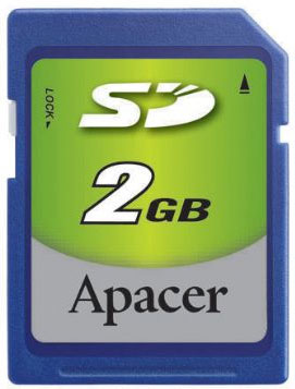 Карта памяти APACER SD Card 2 GB (Х 60)