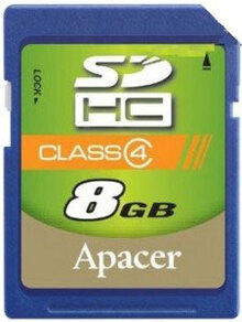 Карта памяти APACER SDHC 8 GB (CLASS 4)