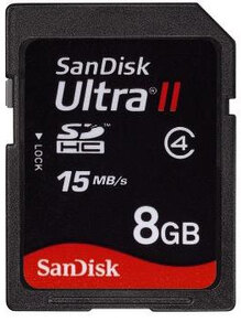 Карта памяті SANDISK SD Ultra II 8 Gb HC