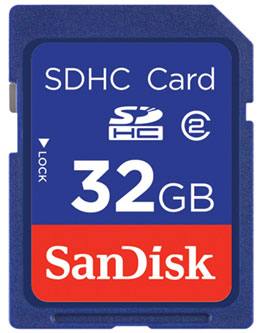 Карта памяти SANDISK SDHC 32GB Class 4 (SDSDB-032G-B35)