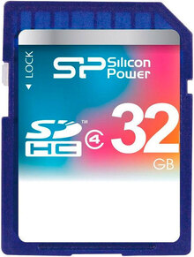 Карта памяти SILICON POWER SDHC 32GB Class 4 (SP032GBSDH004V10)