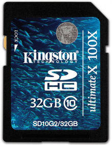 Карта памяти KINGSTON SDHC 32 GB G2 (CLASS 10)