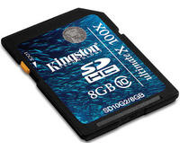 Карта памяти KINGSTON SDHC 8 GB G2 (CLASS 10)