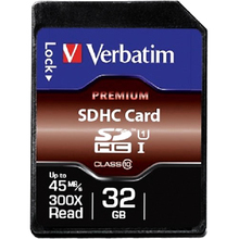 Карта памяти VERBATIM CARD SDHC 32Gb Class 10 (43963)