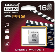 Карта пам'яті GOODRAM SecureDigitalCard 16 GB SDHC Class 10