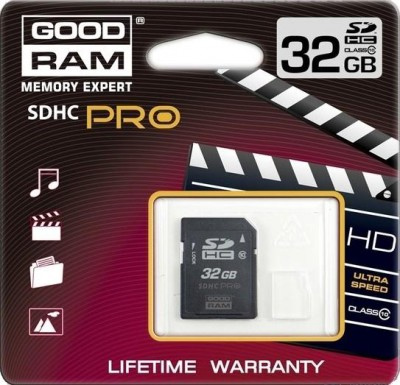 Карта памяти GOODRAM SecureDigitalCard 32 GB SDHC Class 10