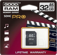 Карта пам'яті GOODRAM SecureDigitalCard 32 GB SDHC Class 10