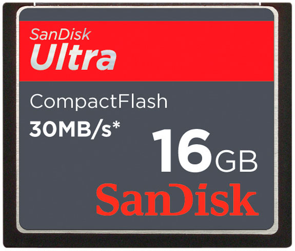 Карта пам'яті SANDISK CompactFlash 16 Gb Ultra