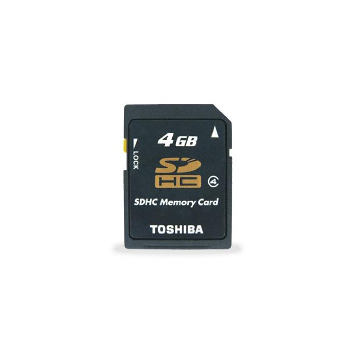 Карта памяти TOSHIBA 4 GB SDHC CLASS 4