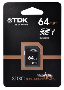 Карта памяти TDK CARD SDXC 64GB UHS-1 (CLASS 10)