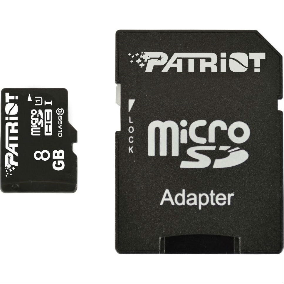 Карта пам'яті PATRIOT 8 Gb class 10 (PSF8GMCSDHC10)