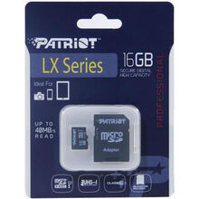 Карта памяти PATRIOT 16 Gb class 10 (PSF16GMCSDHC10)