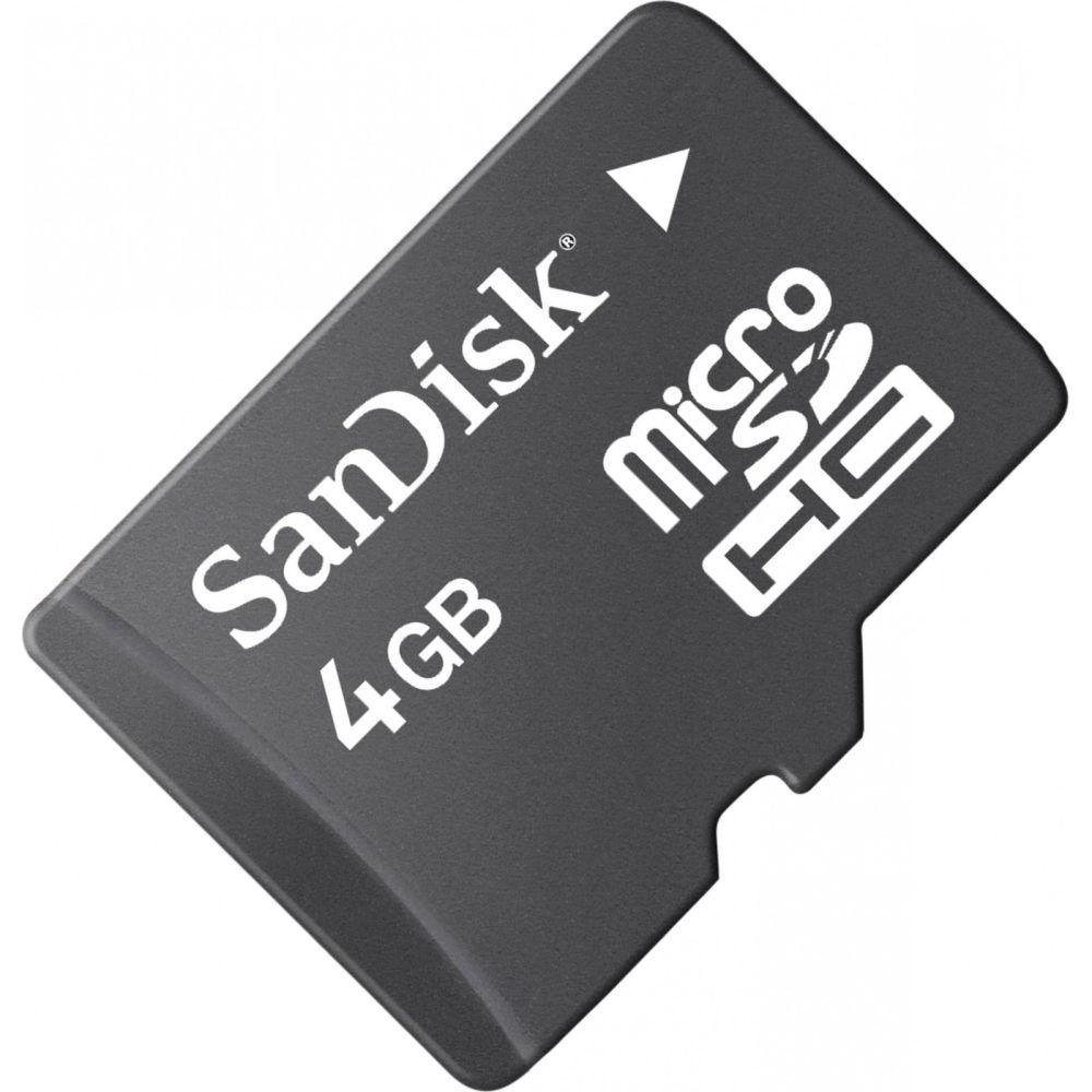 Карта пам'яті SANDISK microSD 4 Gb Class 4 (SDSDQM-004G-B35N)