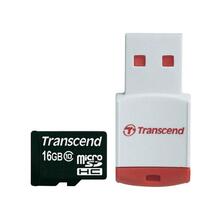 Карта памяти TRANSCEND microSDHC 16 GB Class 10 (TS16GUSDHC10-P3)