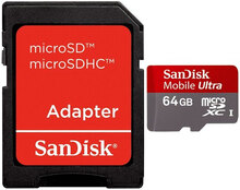 Карта памяти SANDISK microSDXC 64Gb Mobile Ultra Class 10