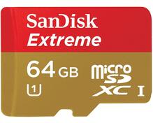 Карта памяти SANDISK microSDXC Extreme PLUS 64GB Class 10 UHS-I