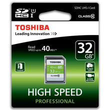 Карта памяти TOSHIBA SDHC 32GB CLASS 10 UHS-I (SD-T032UHS1(6)