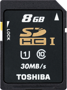 Карта памяти TOSHIBA SDHC 8GB CLASS 10 UHS-I