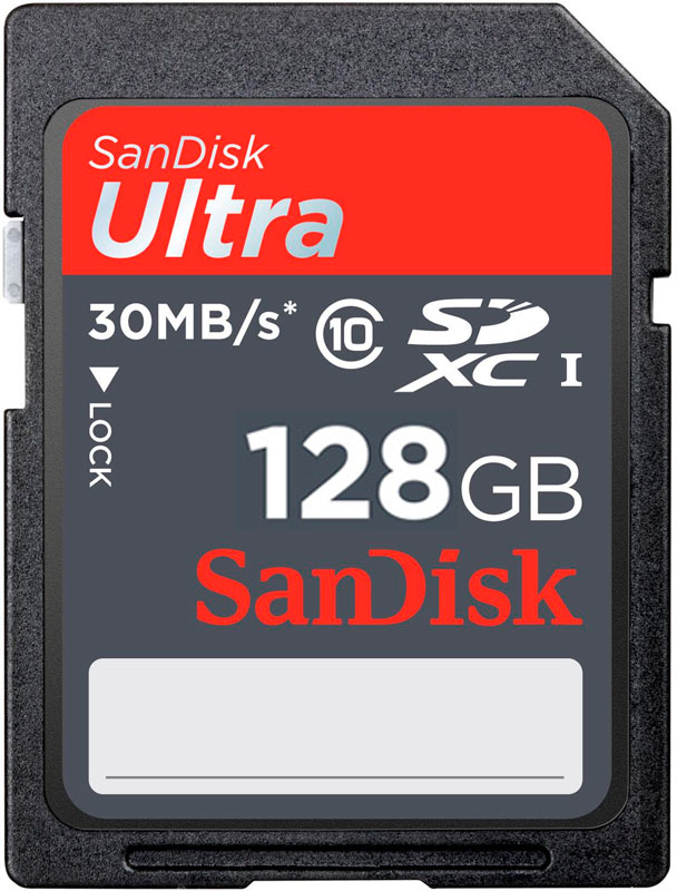 Карта пам'яті SANDISK SDXC Ultra 128GB Class 10