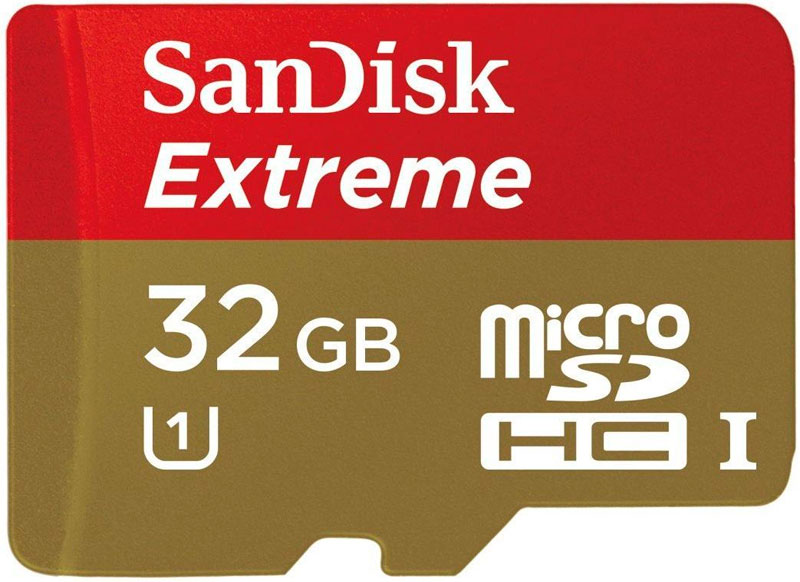 Карта памяти SANDISK microSDHC 32 Gb Extreme Class 10 UHS-I