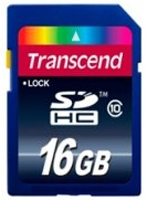 Карта памяти Transcend 16 GB SDHC class 10 + P2 Card Reader TS16GSDHC10-P2 Тип карты SDHC