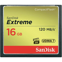 Карта памяти SANDISK CompactFlash 16 Gb Extreme 120MB/s (SDCFXS-016G-X46)