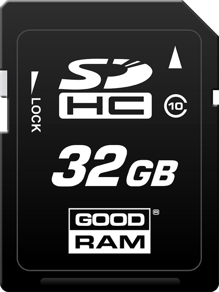 Карта памяти GOODRAM SDHC 32 GB Class 10 (SDC32GHC10GRR10)