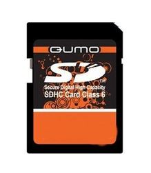 Карта памяти QUMO SDHC 16GB Class 6