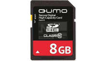 Карта памяти QUMO SDHC 8GB Class 10