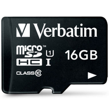 Карта пам'яті VERBATIM microSDHC CARD 16GB Class 10 UHS-I (44082)