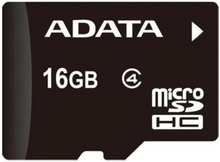 Карта пам'яті A-Data microSDHC 16 GB class 4 AUSDH16GCL4-R