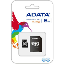 Карта памяти A-DATA microSDHC 32 Gb class 4 UHS-I (AUSDH8GCL4-RA1)