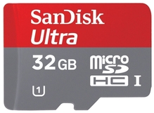 карта памяти SANDISK microSDHC 32GB Mobile Ultra Class 10 UHS (SDSDQUAN-032G-G4A)