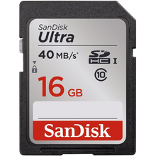 Карта памяти SANDISK SDHC 16GB Ultra Class 10 (SDSDUN-016G-G46)