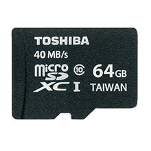 Карта памяти TOSHIBA microSDXC 64 GB Class 10 UHS-I