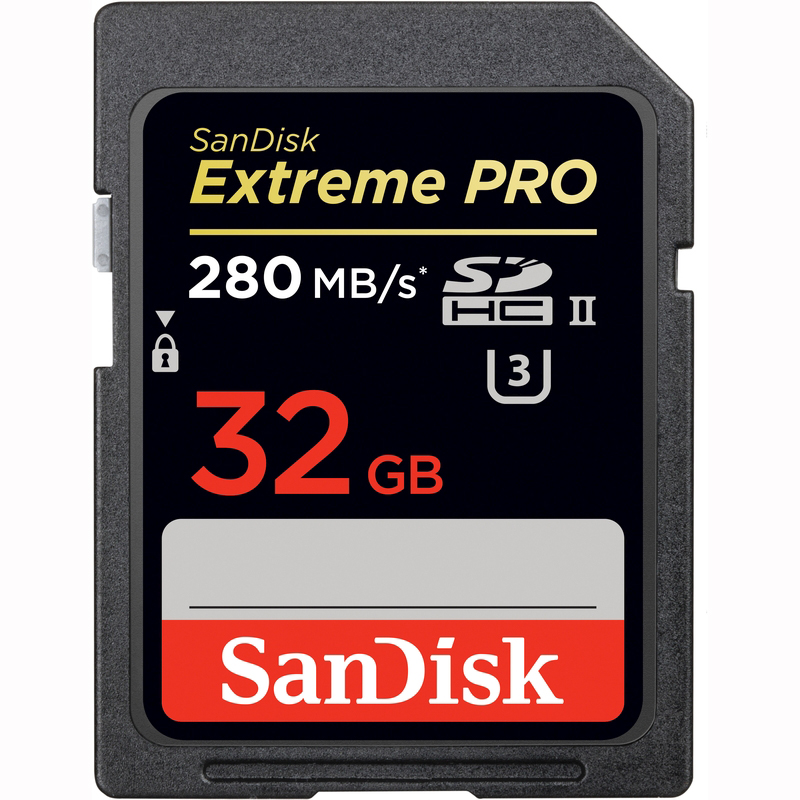 Карта памяти SANDISK 32 Gb class 10 ExtremePro 4K (SDSDXPB-032G-G46)