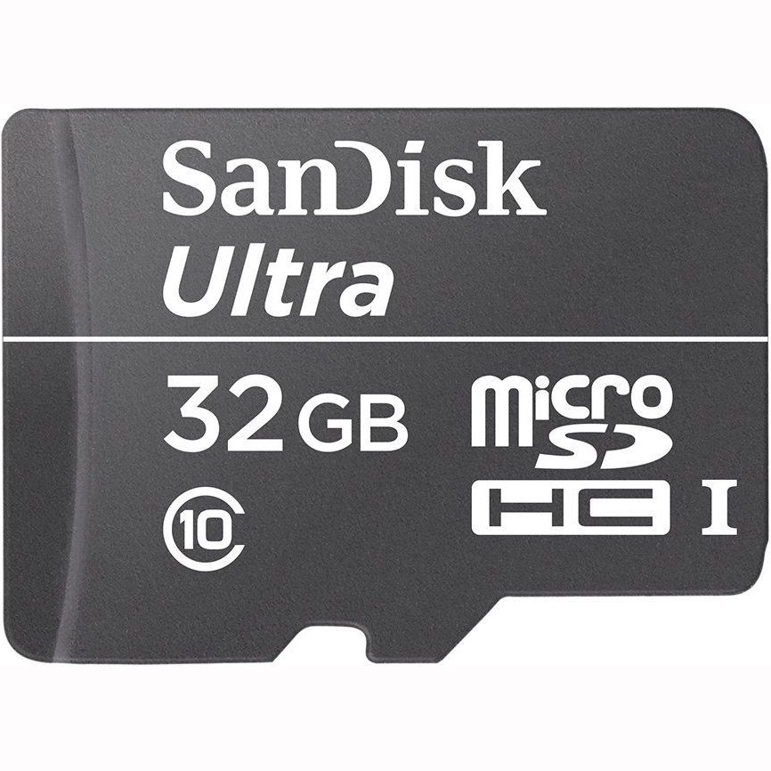 Карта памяти SANDISK Ultra 32 GB microSDHC Class 10 UHS-I (SDSDQL-032G-G35)